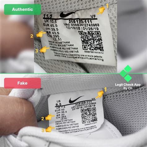 how do you know when your shoes are fake|nike shoes authenticity check.